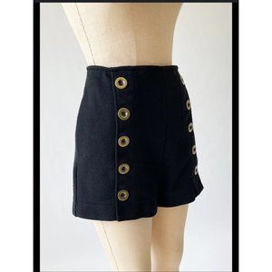 Chloé Punto Milano Military Style Shorts Size 34 XS US Size 2